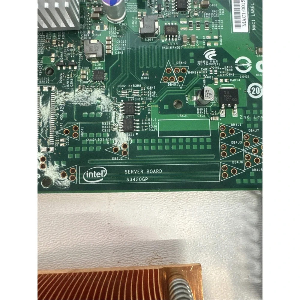 Intel Server Board S3420GP E80883-107 Motherboard Socket 1156 X3450 2.6 Xeon 8GB